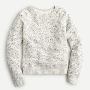 J.Crew Vintage Cotton Terry Crewneck Pullover in Speckle